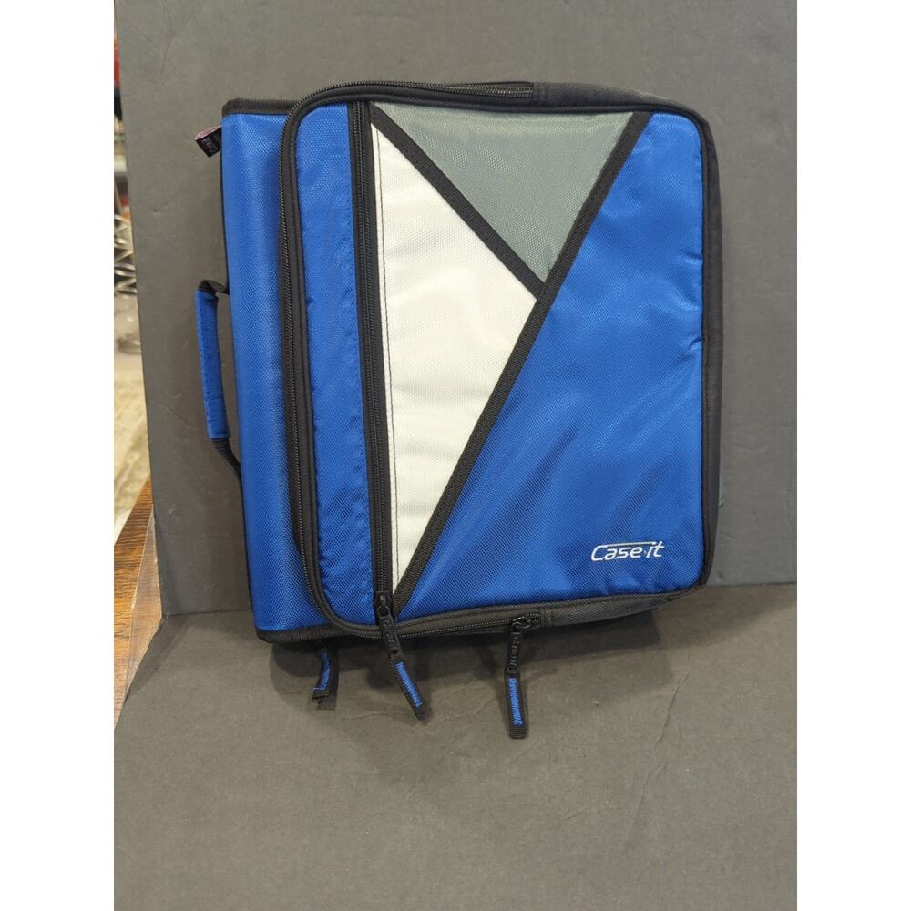 Case-it The Universal Zipper Binder‎ - 2 Inch O-Rings Padded Pocket
